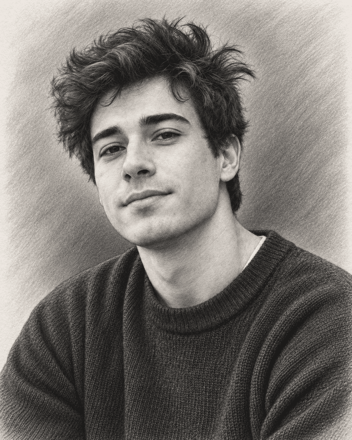 Pencil Sketch Portrait